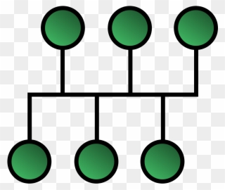 Bus Network Topology Clipart