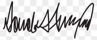 Donald Trump Signature Png Clipart