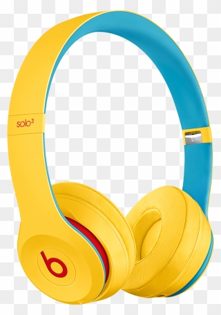 Image - Yellow Wireless Beats Headphones Clipart