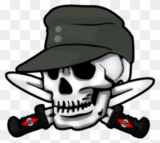 Division 3rd Schutzstaffel Ss Waffen-ss Panzer Soldiers - Waffen Ss Skull Logo Clipart
