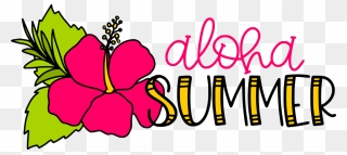 Aloha Summer Free Svg Cut File Clipart