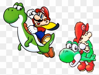 Super Mario World Mario And Yoshi Clipart