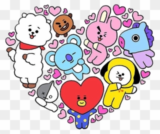 Bt21 De Amor Clipart