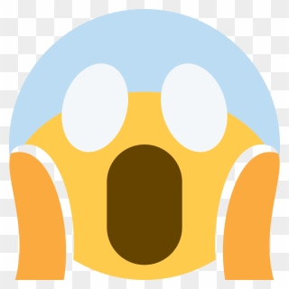 Scream Emoji Twitter Clipart