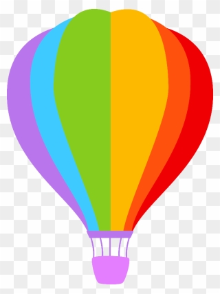 Cute Clipart Hot Air Balloon - Balão Mundo Bita Png Transparent Png