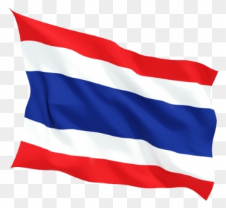 Thailand Fluttering Flag - Costa Rica Flag Png Clipart