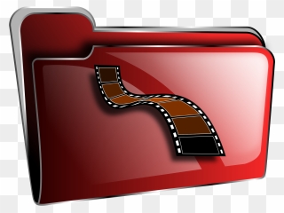 Transparent Video Clipart - Folder Icon For Movies - Png Download