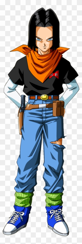 Android 17 Dragon Ball Z Clipart