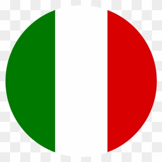 Ita - Italy Flag Circle Transparent Clipart