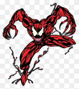 Villains Wiki - Carnage Comic Png Clipart