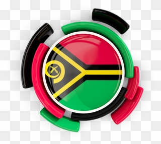 Vanuatu Circle Png Flag Clipart