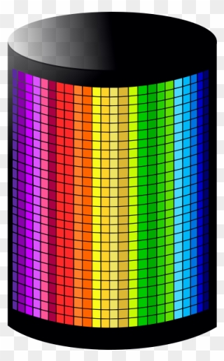 Rainbow Color Light Vector Illustration - Equalization Clipart