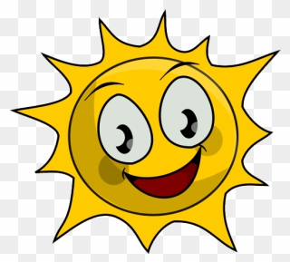 Cartoon Sun Clipart - Png Download