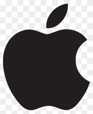 Simple Apple Logo 4k Wallpaper - Apple Logo Black Png Clipart