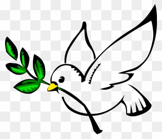 Dove Clipart Pentecost - Peace Dove Clip Art - Png Download