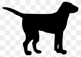Clip Art Pug Labrador Retriever Golden Retriever Puppy - Black Dog Clip Art - Png Download