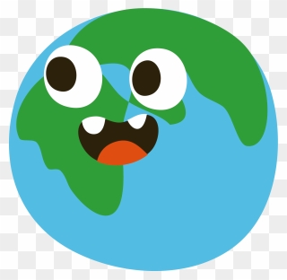 Planets Clipart Green Planet - Cartoon Transparent Planet Earth - Png Download