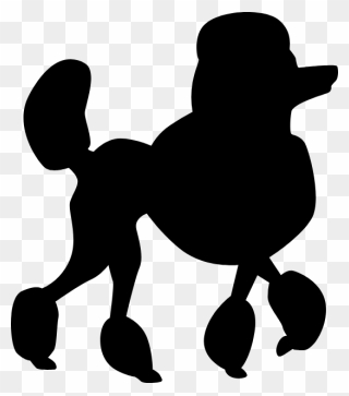 Small Dog Silhouette Clipart
