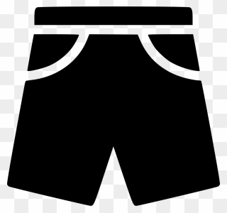 Trunk Clipart Girl Shorts - Black Shorts Clipart Png Transparent Png