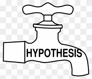 Transparent Conclusion Clipart - Hypothesis Black And White - Png Download