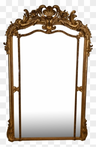 2017 Napolean Iii Paraclose Gilt Mirror - Picture Frame Clipart