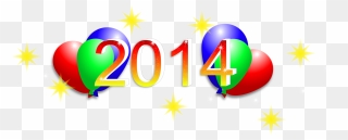 Happy New Years 2014 Clip Art - 2014 Clipart - Png Download
