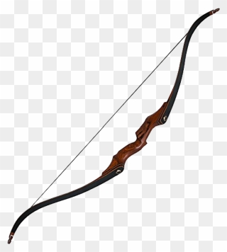 Bow And Arrow Recurve Bow Takedown Bow Archery - Longbow Clipart