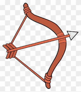 Bow N Arrow Clipart , Png Download - Bow And Arrow Clipart Transparent Png