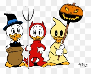 Halloween Disney Characters Clipart