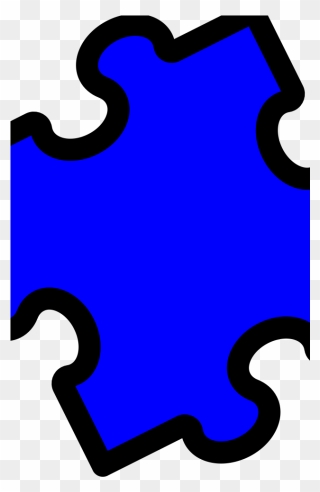 Bright Blue Puzzle Piece Svg Clip Arts - Png Download