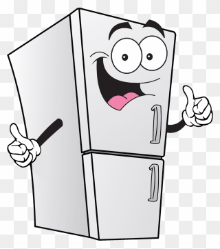 Refrigerator Cartoon Png Clipart