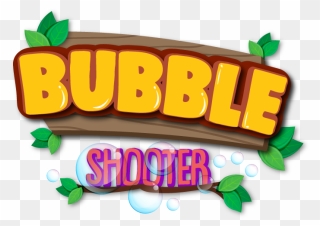 Bubble Shooter - Bubble Shooter Game Logo Clipart