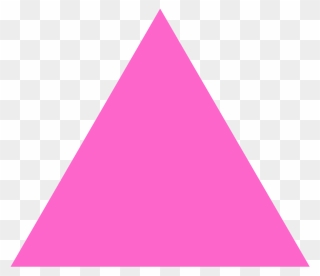Images Free Graphics - Pink Triangle Png Clipart