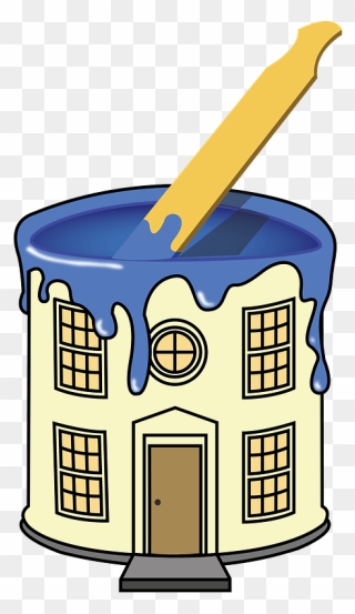 House Paint Clipart - House Painting Clipart - Png Download