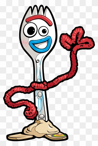 Forky Figpin"  Class="lazyload Lazyload Fade In "  - Toy Story Forky Drawing Clipart