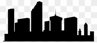 New York City Skyline Clip Art - Buildings Silhouette Clipart - Png Download