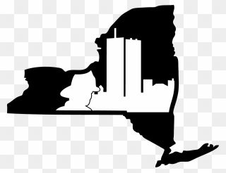 Clip Art New York State - Outline Of New York Colony - Png Download