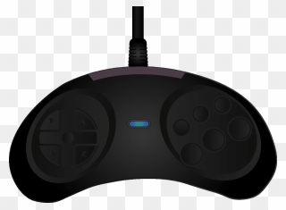 Sega Genesis Controller Clipart - Game Controller - Png Download