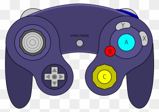 Gamecube Controller Png Clipart
