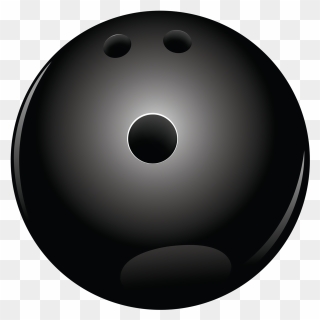 Black Bowling Ball Png Vector Clipart - Ten-pin Bowling Transparent Png