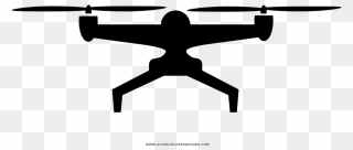 White Quadcopter Clipart Image Download Drone Desenho - Quadcopter Lift - Png Download