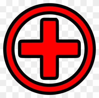 First Aid Icon Vector Drawing - First Aid Cross Cartoon Clipart