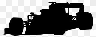 F1 Car Silhouette Png Clipart