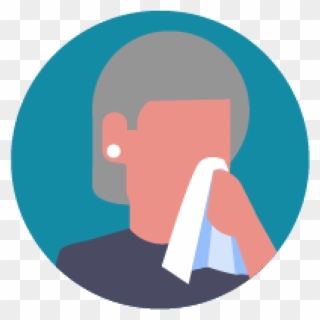 Icon Of A Person Using A Tissue - Cover Coughs And Sneezes Clipart