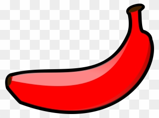 Cartoon Red Banana Clipart