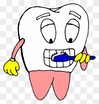 Brushing Teeth Clipart - Png Download