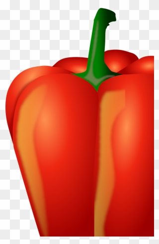 Red Bell Pepper Clip Art - Png Download