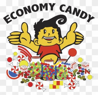 Transparent Chocolate Clipart Png - Economy Candy Logo