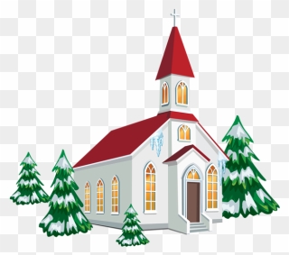 Religious Clipart Advent - Church Christmas Clip Art - Png Download