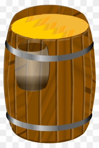 Wooden Barrel Svg Clip Arts - Png Download